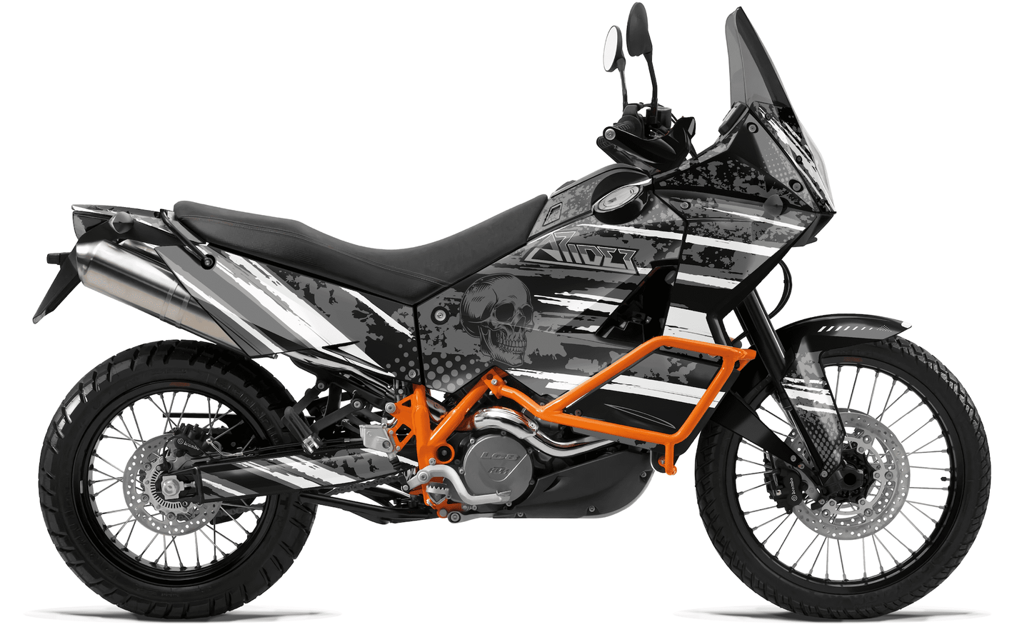 Grafiche perfetta per KTM 990 Avventura- Skull Edizione