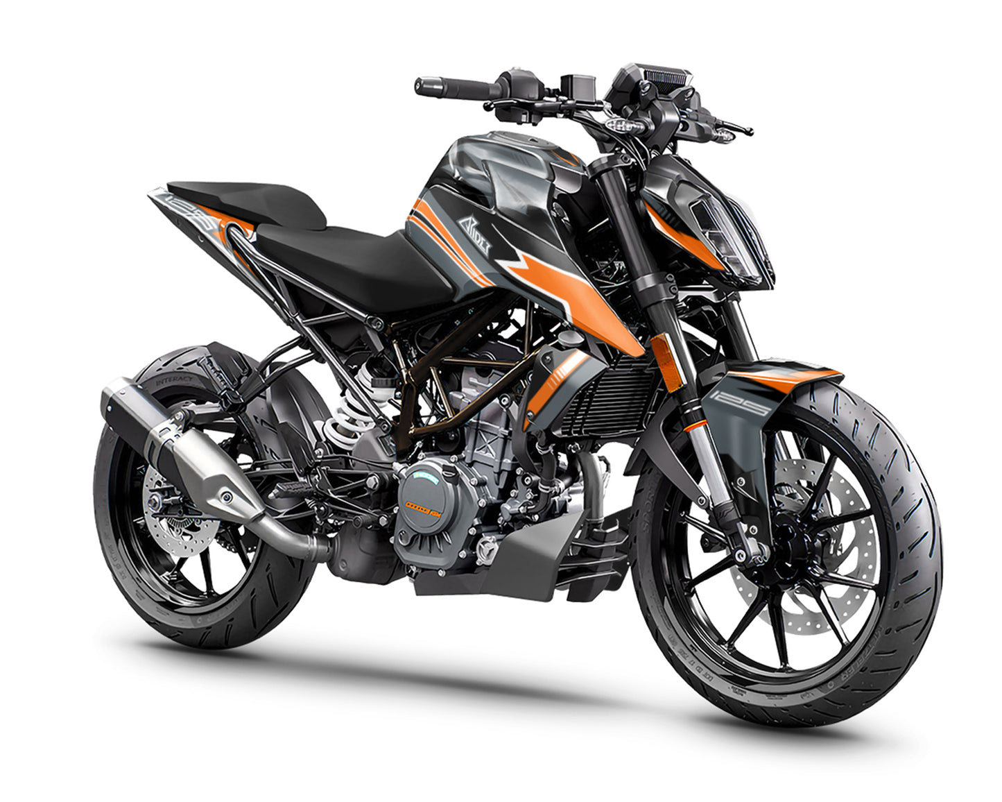 KTM Duke 125 Graphics Kit - Prism Edition