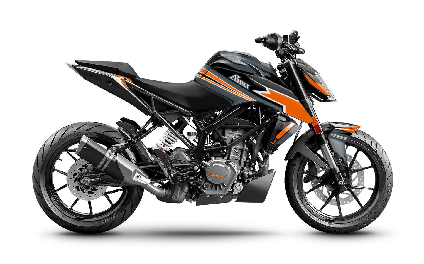 KTM Duke 125 Graphics Kit - Prism Edition