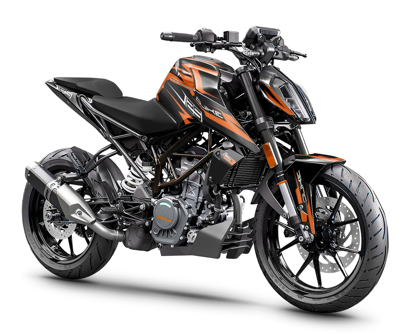 KTM Duke 125 / 390 Graphics Kit - Flash Edition