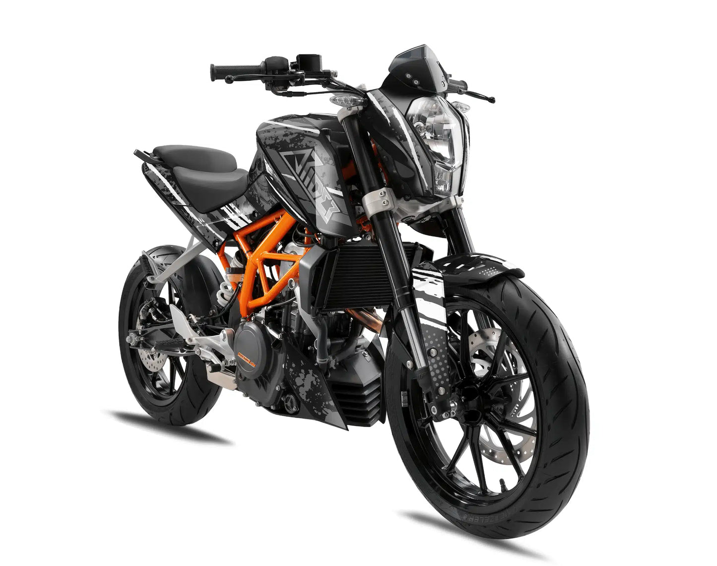 KTM Duke 125 Graphics Kit - Skull Edition