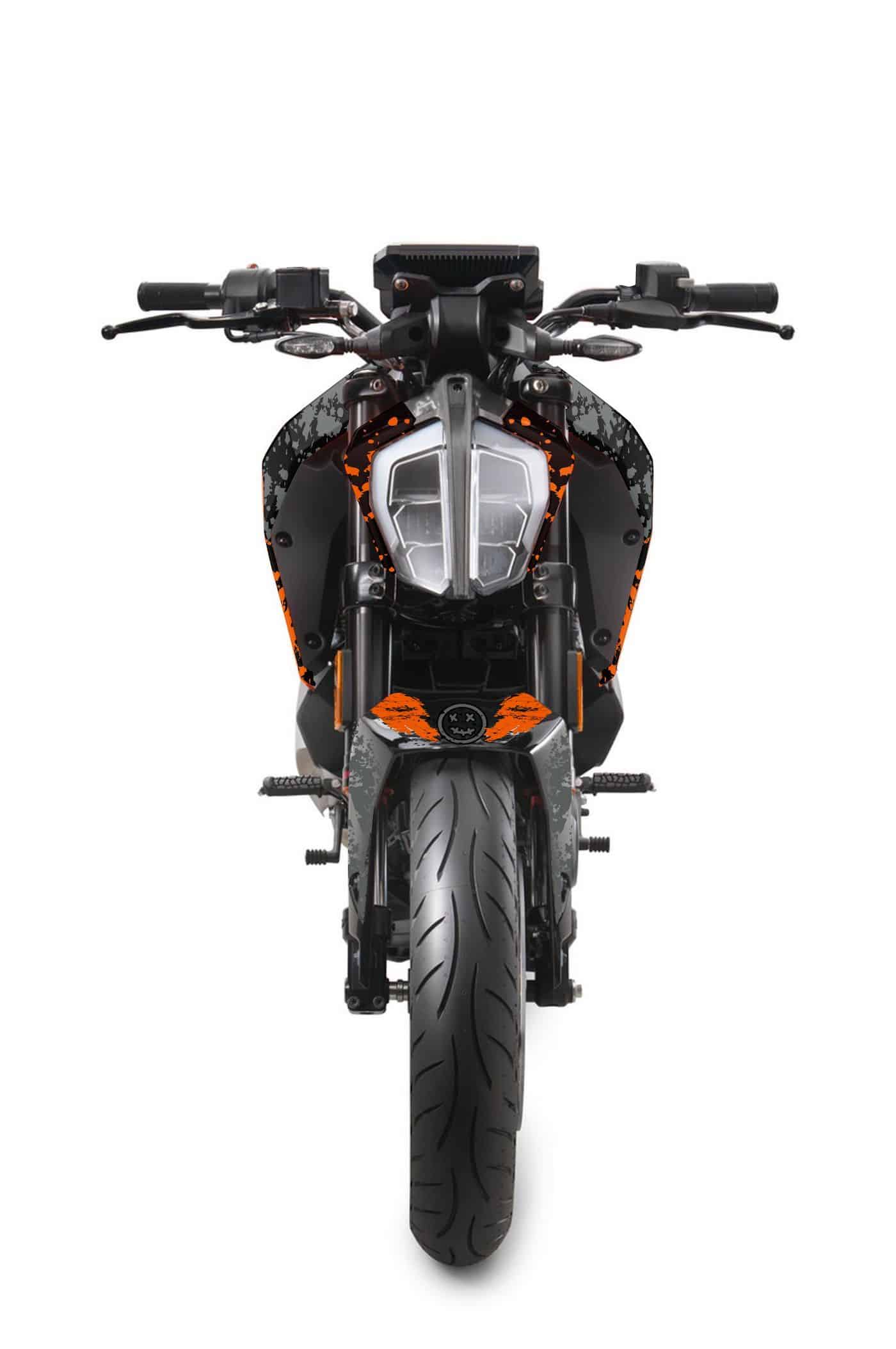 KTM Duke 125 Graphics Kit - Smiley Edition