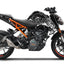 KTM Duke 125 Graphics Kit - Smiley Edition