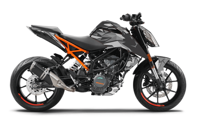 KTM Duke 125 Graphics Kit - Prism Edition