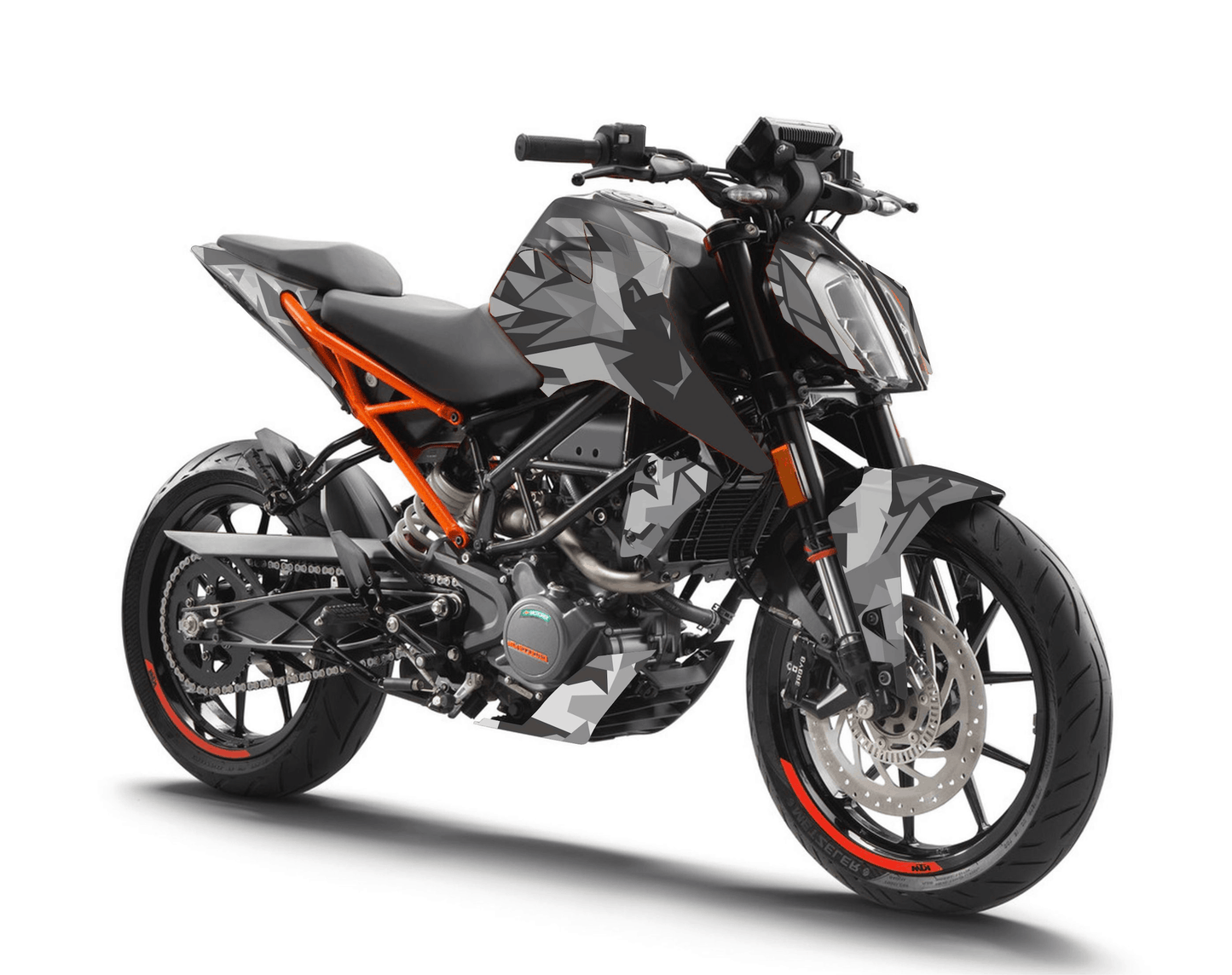 KTM Duke 125 Graphics Kit - Prism Edition