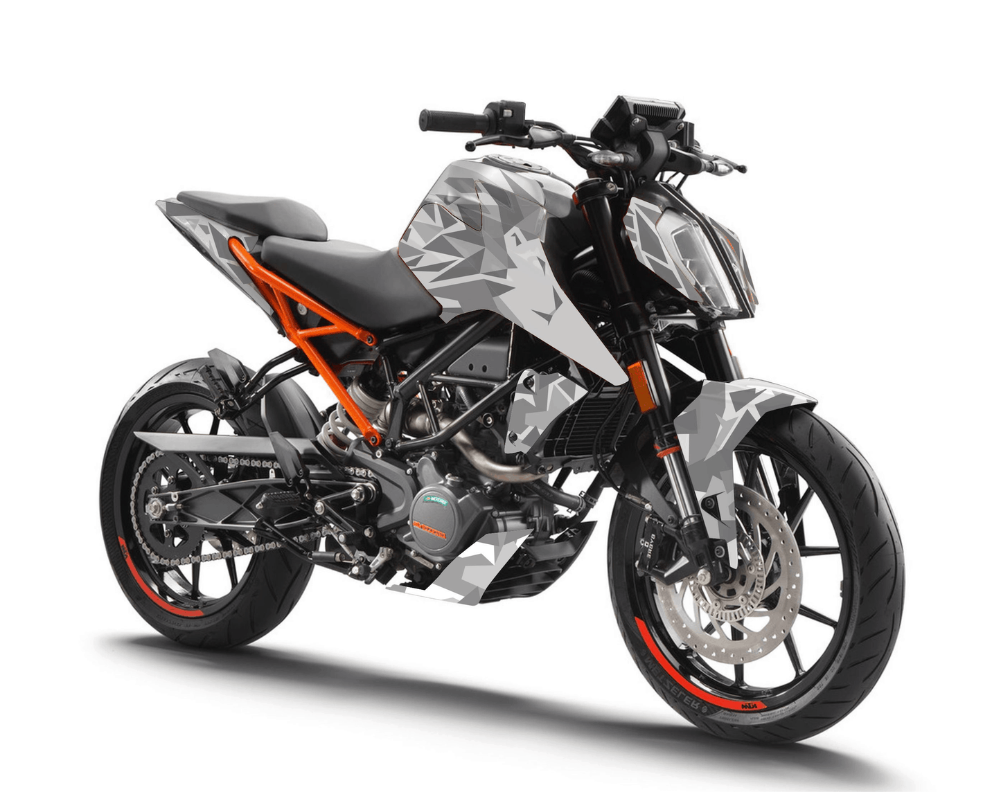 KTM Duke 125 Graphics Kit - Prism Edition