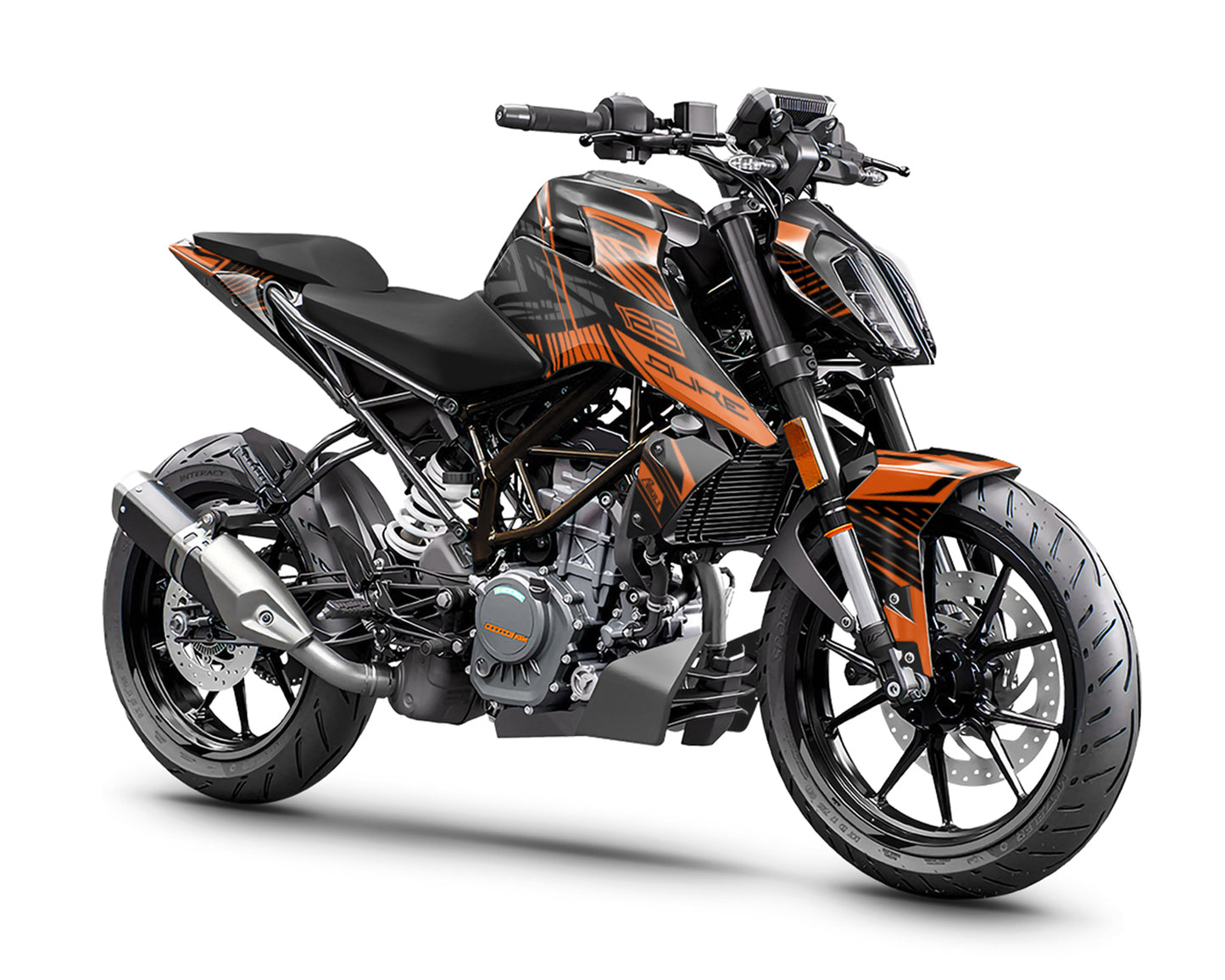 KTM Duke 125 / 390 Graphics Kit - Stripe Edition