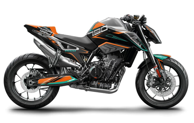 Dekor passend für KTM Duke 790 - Motorex Edition - Arider