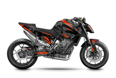 Grafiche perfetta per KTM Duke 890 R- Skull Edizione