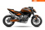 Dekor passend für KTM Duke 890 (R) - Base Edition