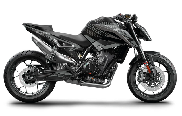 Dekor passend für KTM Duke 890 (R) - Racing Edition - Arider