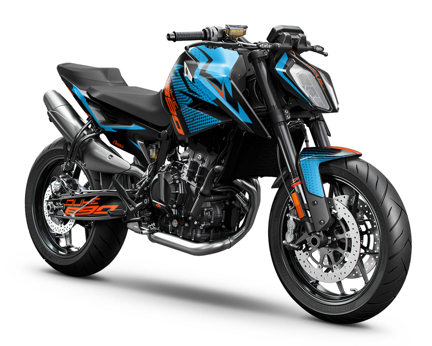 Grafiche perfetta per KTM Duke 890 (R)- Sonic Edizione