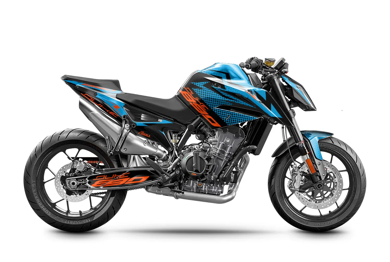Graphics Kit suitable for KTM Duke 890 (R) - Sonic Edition – Arider