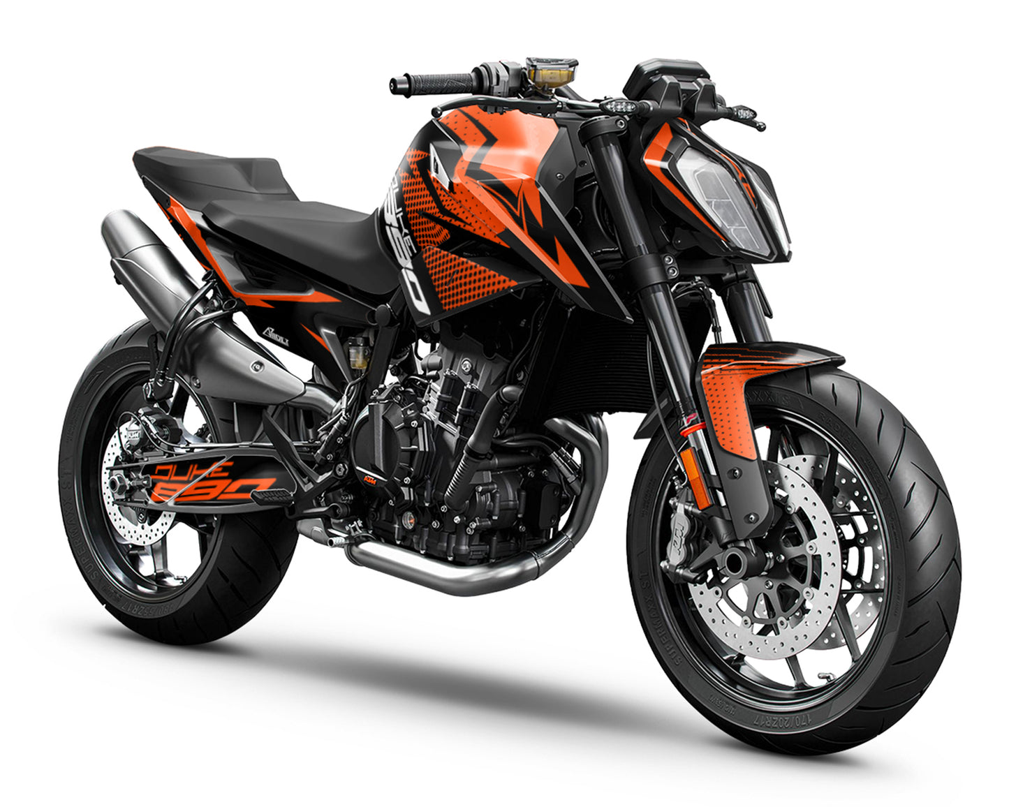 Grafiche perfetta per KTM Duke 890 (R)- Sonic Edizione