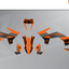 Dekor passend für KTM 125 / 390 Enduro R - Base Edition