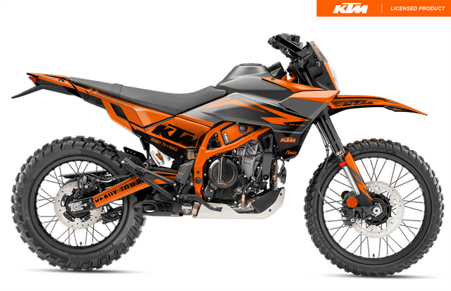 Graphics Kit suitable for KTM 125 / 390 Enduro R - Base Edition