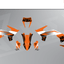 Dekor passend für KTM 125 / 390 Enduro R - Base Edition