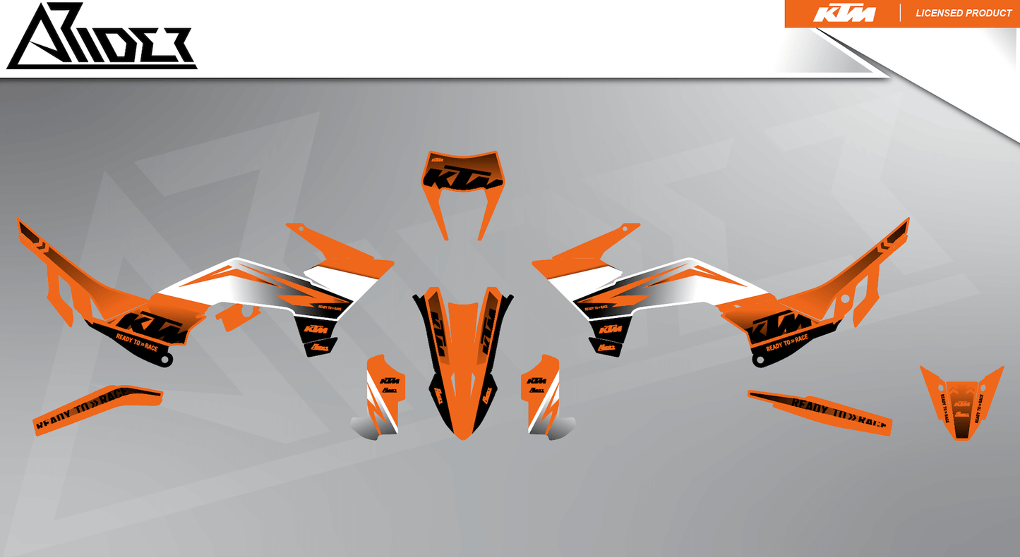 Dekor passend für KTM 125 / 390 Enduro R - Base Edition