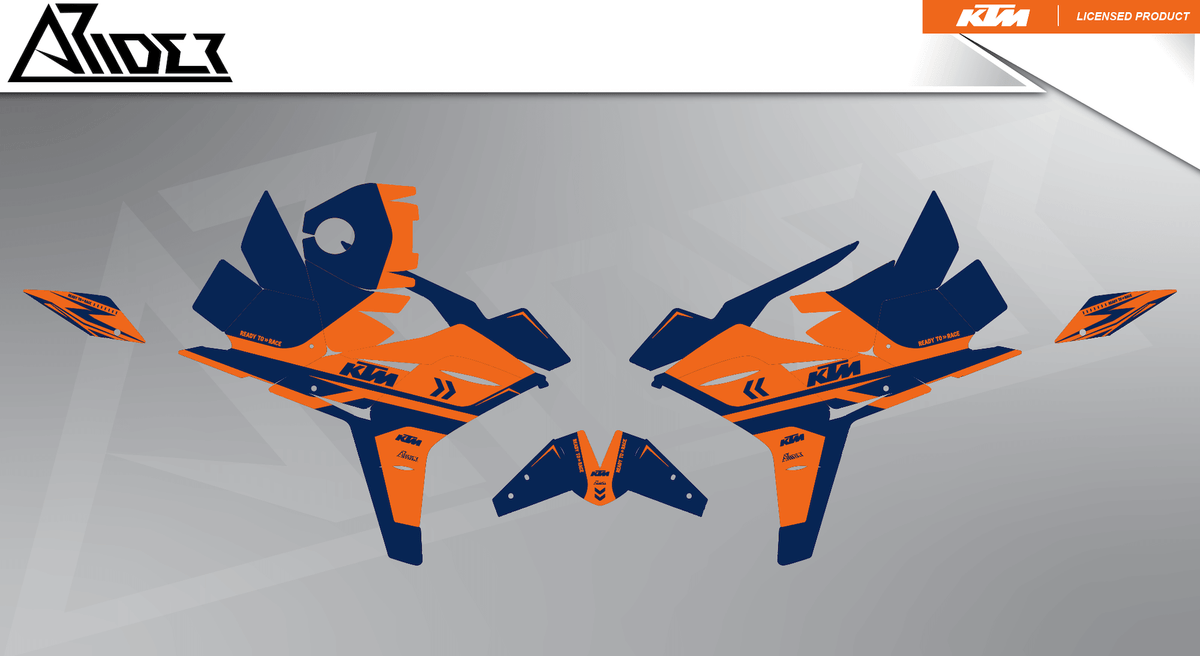 Graphics Kit suitable for KTM RC 125 / 390 - Alpha Edition