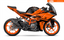 Graphics Kit suitable for KTM RC 125 / 390 - Prism Edition