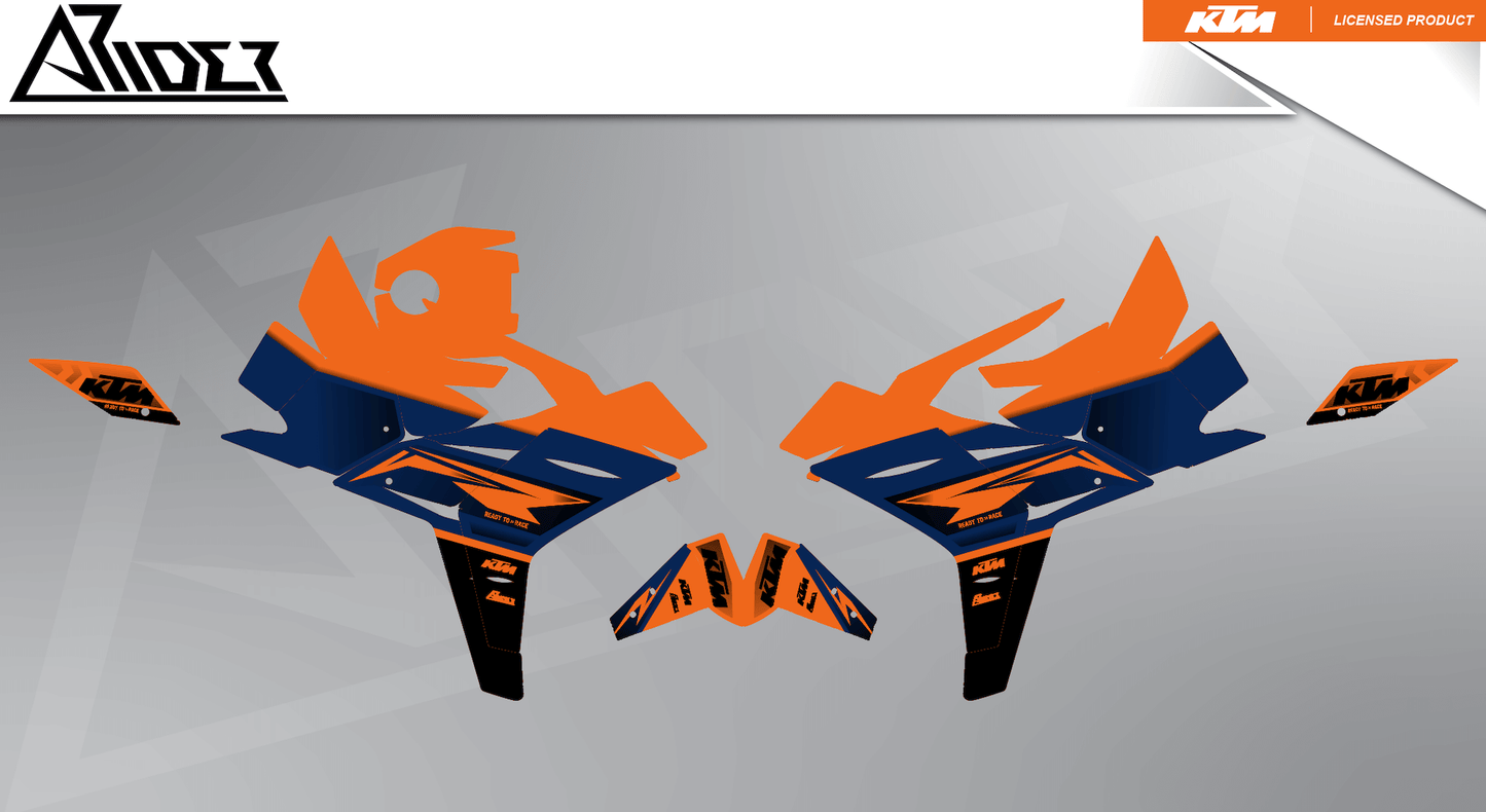 Graphics Kit suitable for KTM RC 125 / 390 - Prism Edition
