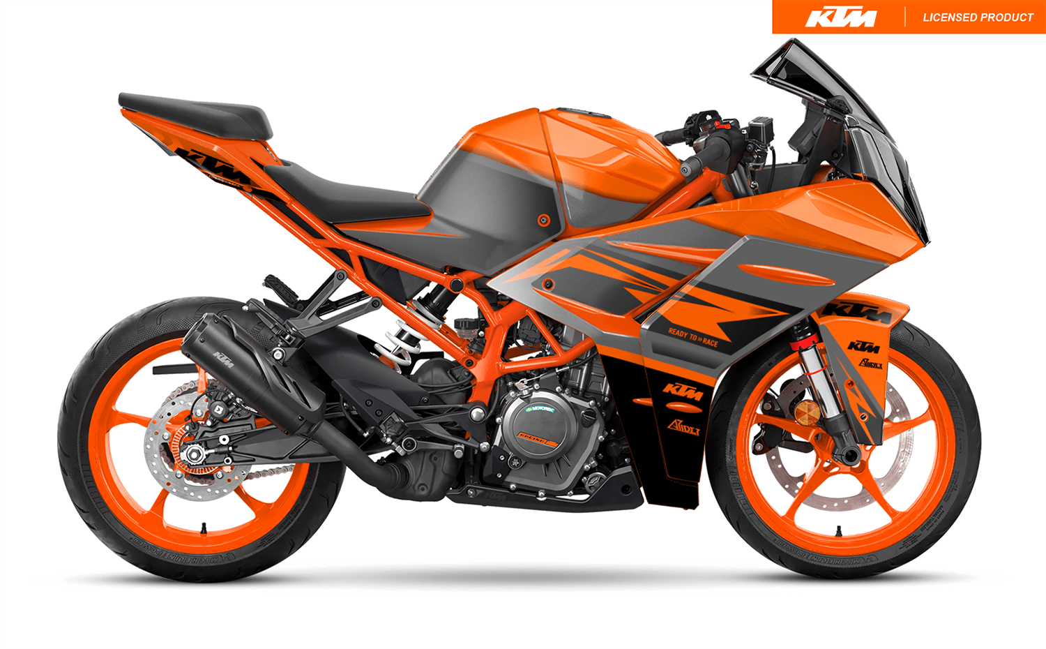 Graphics Kit suitable for KTM RC 125 / 390 - Prism Edition