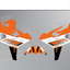 Graphics Kit suitable for KTM RC 125 / 390 - Prism Edition
