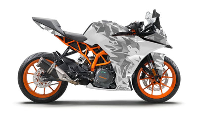 KTM RC 125 Graphics Kit - Prism Edition