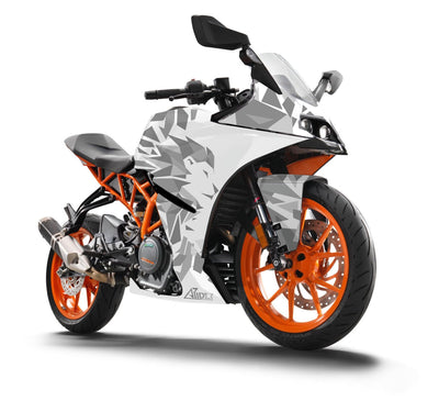 KTM RC 125 Graphics Kit - Prism Edition