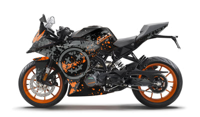 KTM RC 125 Graphics Kit - Smiley Edition