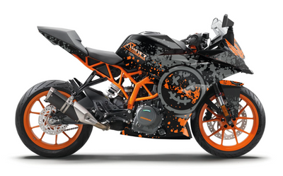 KTM RC 125 Graphics Kit - Smiley Edition