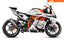 Dekor passend für KTM RC 990 R - Wild Edition, Farbe Orange