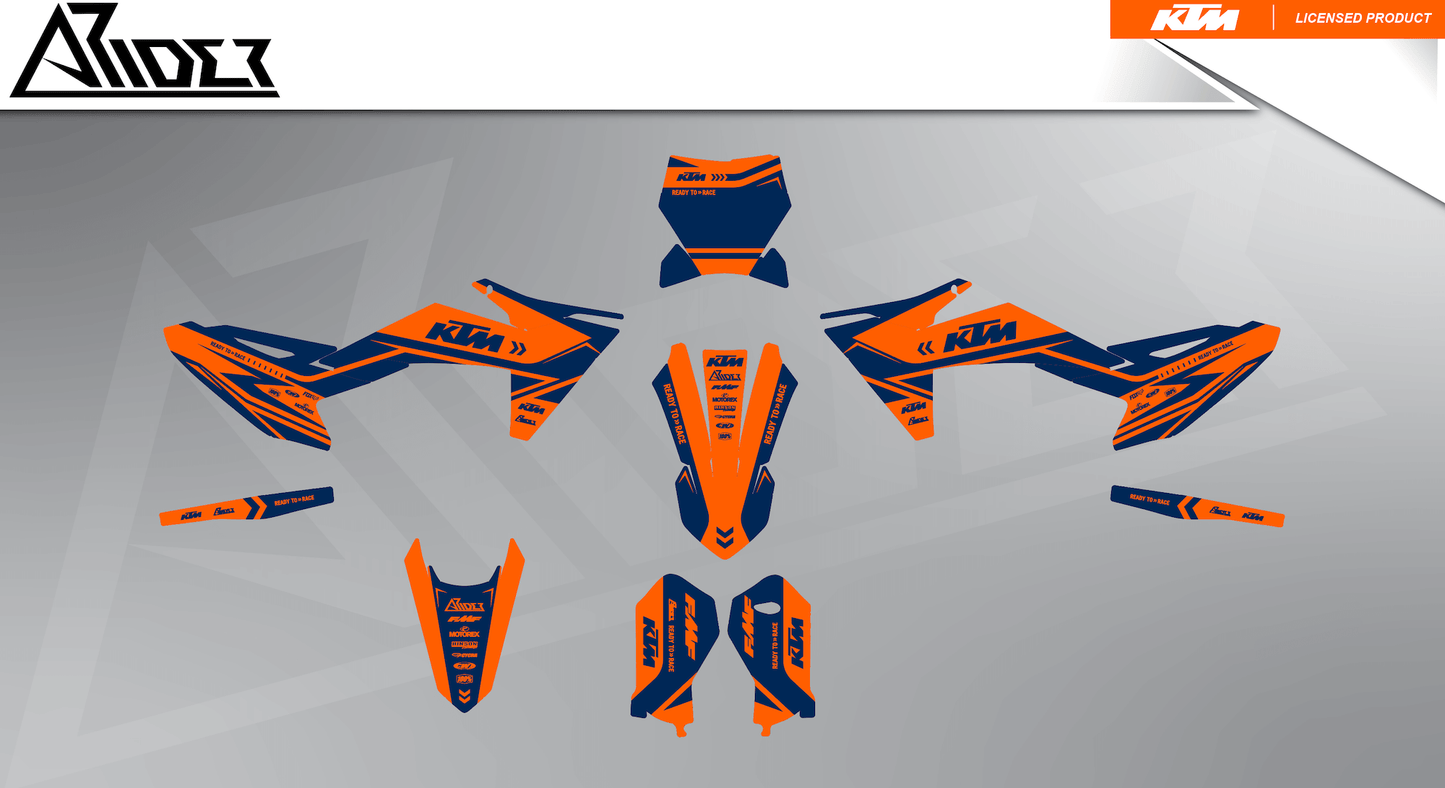 Kit de pegatinas adecuado para KTM SX 50 - Edición Alpha