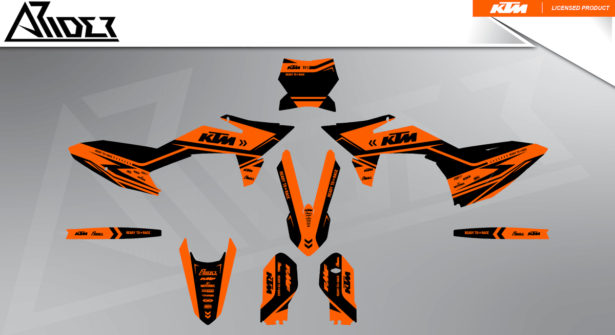 Graphics Kit suitable for KTM SX 85 - Alpha Edition