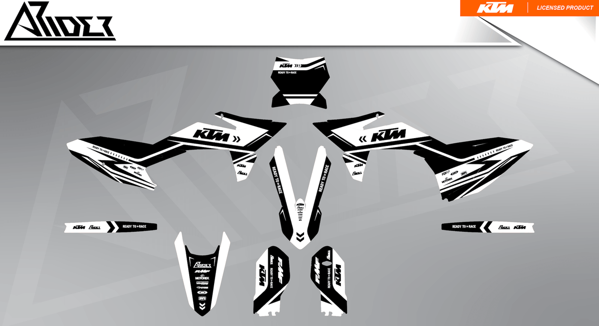 Graphics Kit suitable for KTM SX 85 - Alpha Edition