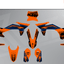 Kit grafiche adatto per KTM SX 85 - Edizione Base