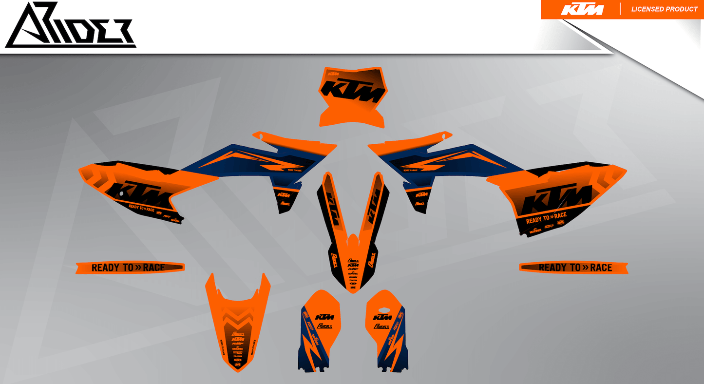 Kit grafiche adatto per KTM SX 85 - Edizione Base