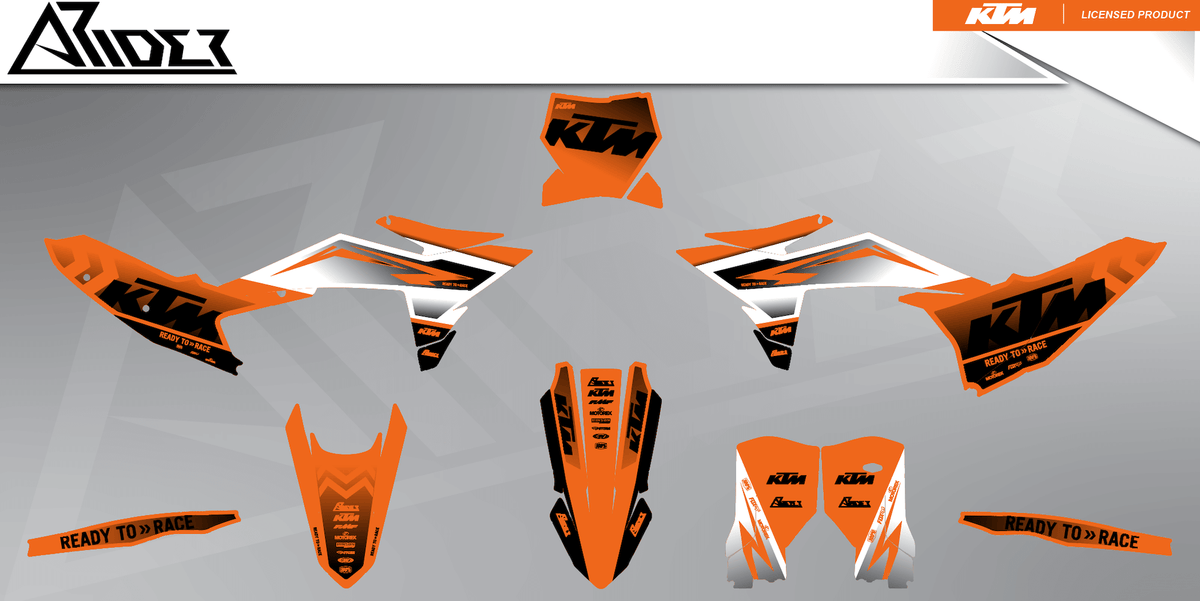 Graphics Kit suitable for KTM SX / SX-F - Base Edition