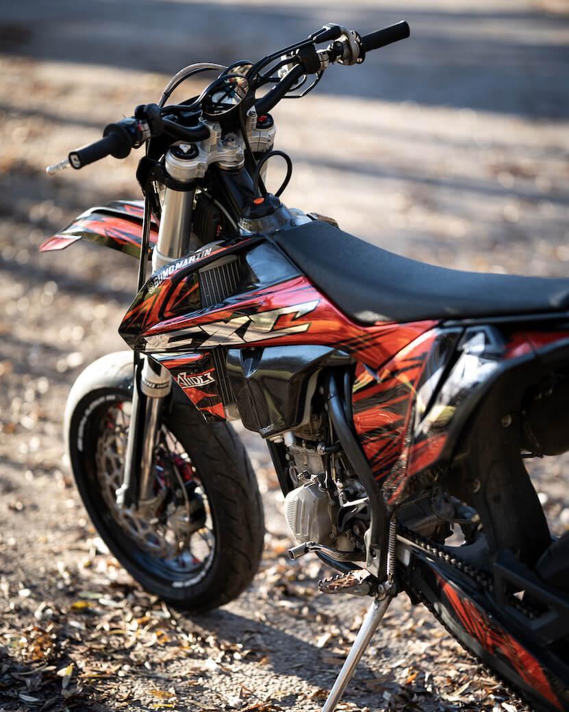 Full Custom Graphic Kit – Aussie Pride Design For Yamaha WR 125 R – MOTOXART