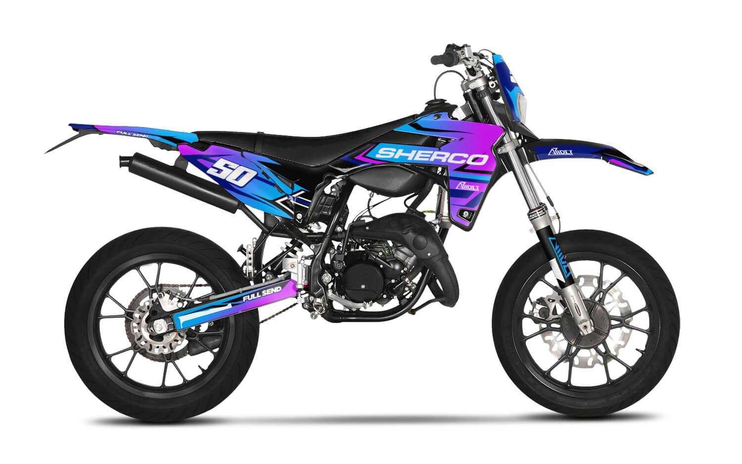 Sherco 50 Graphics Kit - Tone Edition