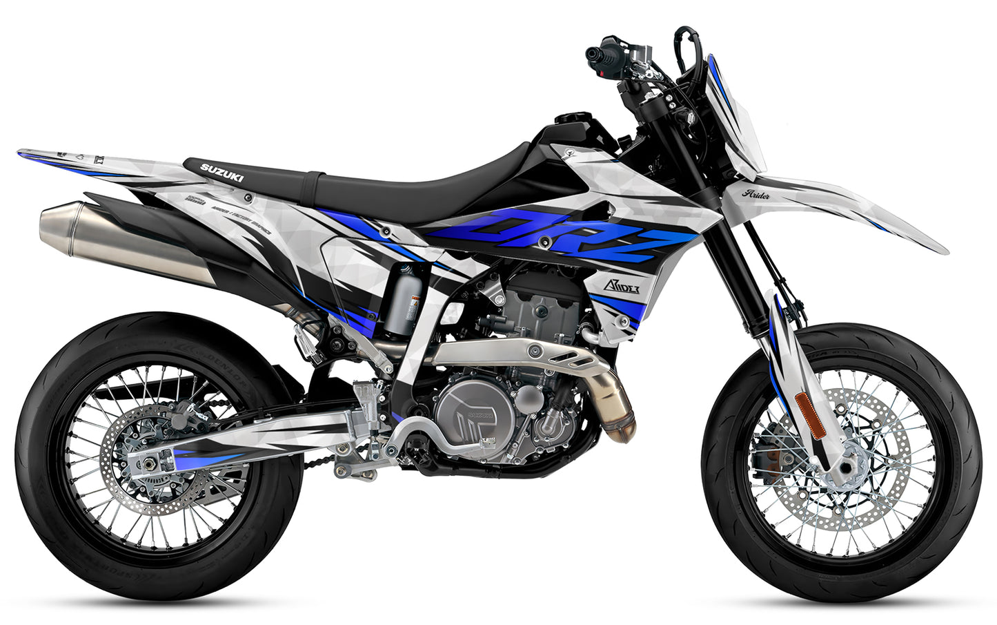 Dekor passend für Suzuki DRZ 4SM - Wild Edition, Farbe Blau