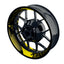 Felgenaufkleber Brixx Design Premium gelb