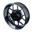 Felgenaufkleber Scattered Design Premium blau