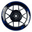 Felgenaufkleber Space Design Premium blau