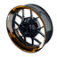 Felgenaufkleber Space Design Premium orange