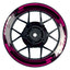 Felgenaufkleber Space Design Premium pink