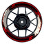 Felgenaufkleber Space Design Premium rot