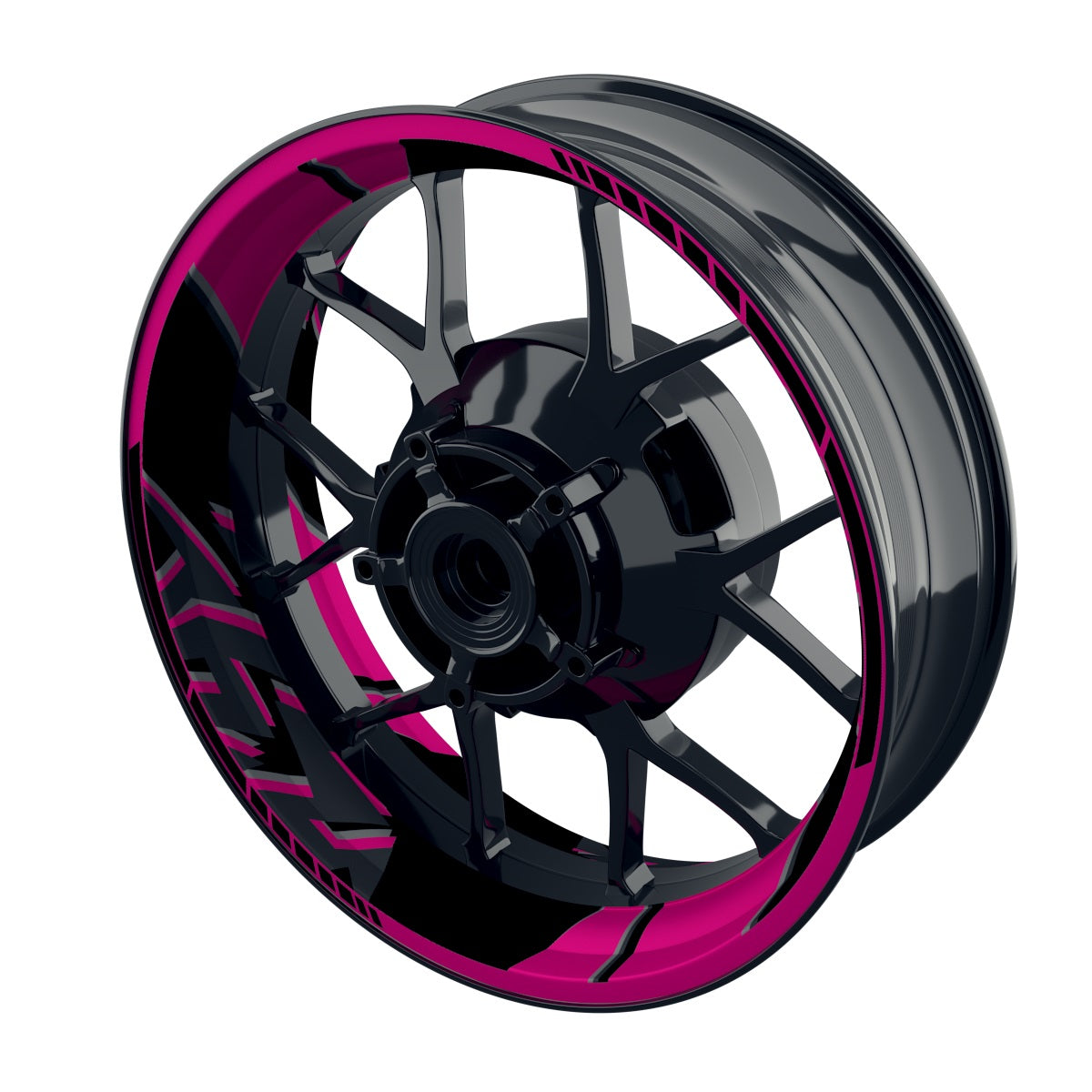 Felgenaufkleber Voyager Design Premium pink