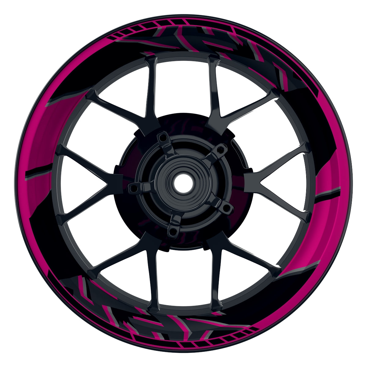 Felgenaufkleber Voyager Design Premium pink