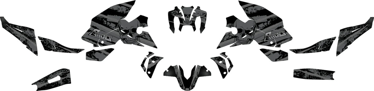Dekor passend für Yamaha MT 07 - Skull Edition - Arider